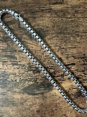 David Yurman Box Chain Necklace in Sterling Silver - 7.3mm - 20"